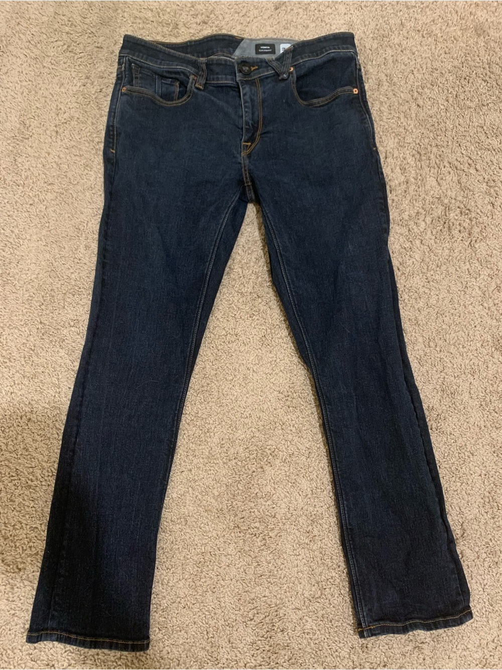 Volcom Men’s Jeans in Dark Indigo